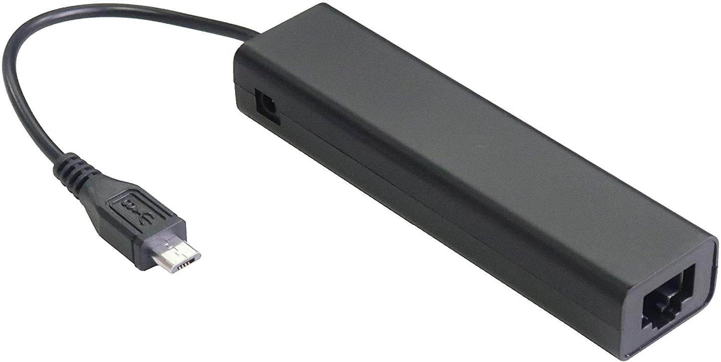 TV xStream LAN Ethernet Adapter with 3 USB Port Hub with Micro USB Power for TV Streaming Devices, Stick 2nd Gen, 3rd Gen 4K firestick, Plus USB to DC