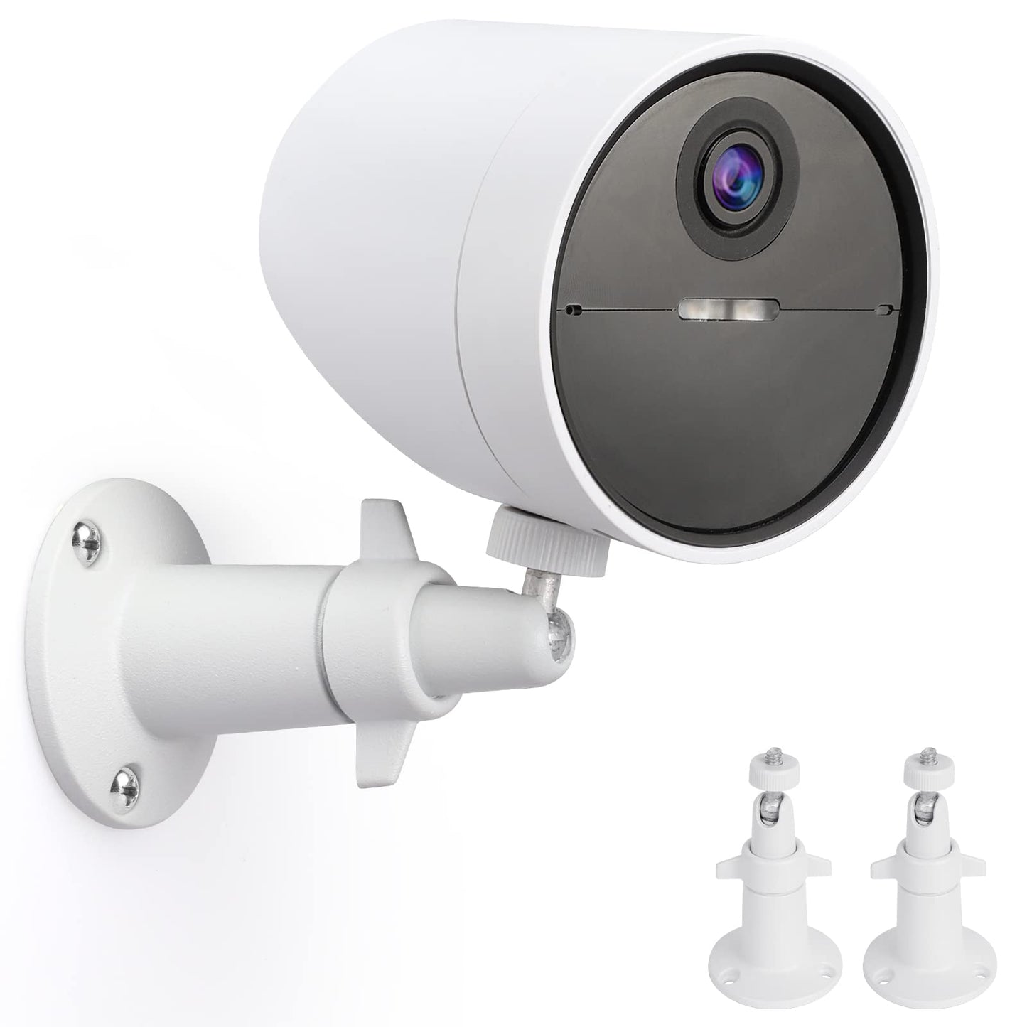 UYODM 2 Pack Wall Mount Holder Compatible with SimpliSafe Outdoor Security Camera, 360°Rotation Security Bracket with 1/4 Screw Thread , Camera Not