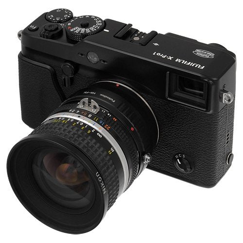 Fotodiox Lens Mount Adapter for Nikon NIKKOR F Mount D/SLR Lens to Fujifilm Fuji X-Series Mirrorless Camera Body