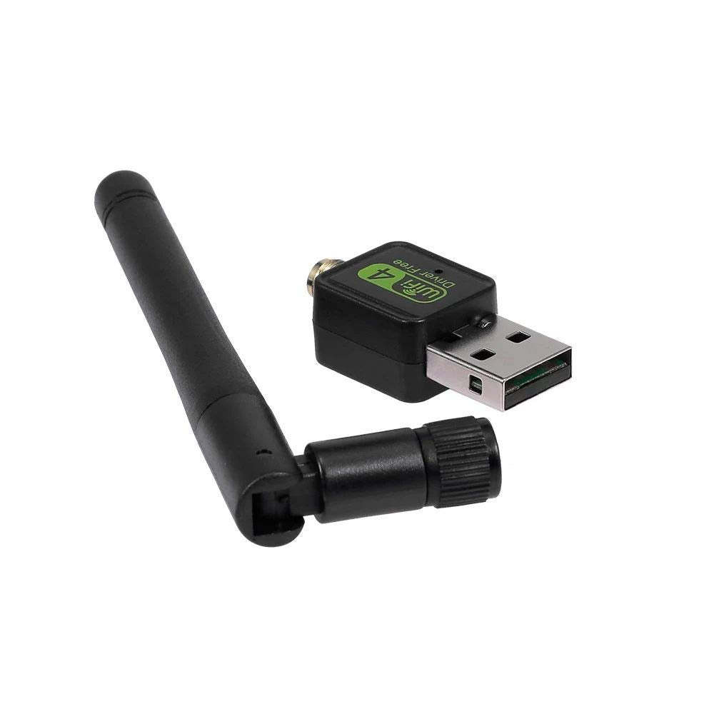USB WiFi Router Adapter Network LAN Card with Antenna Plug & Play for Windows XP/Vista/Linux