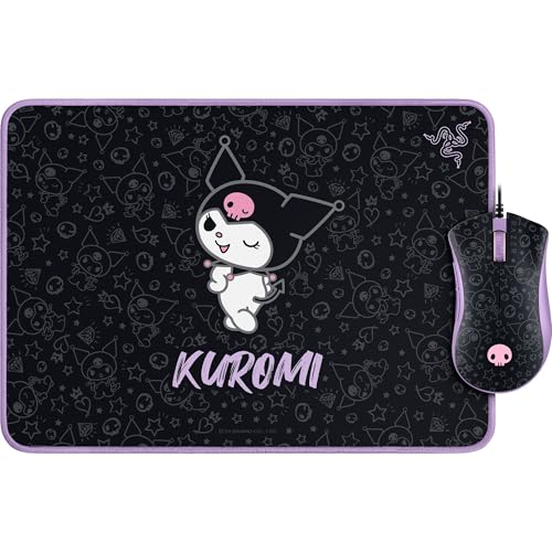 Razer DeathAdder Essential Gaming Mouse & Goliathus Soft Mouse Mat Bundle