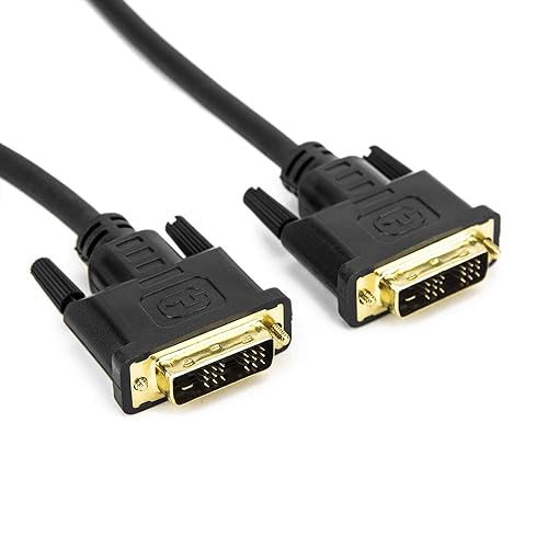 Rocstor Y10C186-B1 Premium 3 ft. DVI-D Single Link Cable - M/M - DVI Cable for use with Projectors, Video Devices, Monitors - 1m - 1 Pack - Male