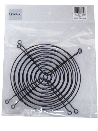 APEVIA G-140MM Apevia 140mm black fan grill 2 in 1 pack - Retail