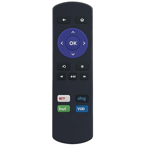 ZdalaMit Replacement IR Remote Control fit for Roku Express Player 1 2 3 4 HD LT XS XD 2500R 3920RW 3920R 3930R 2400R 3920R 4620X 3920RW 3700R 2450X