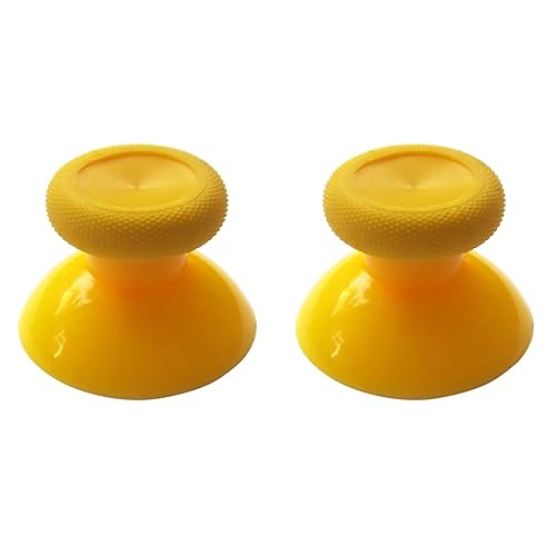 OSTENT 6 x Colorful Analog Stick Cap Replacement for Microsoft Xbox One Controller - Color Yellow