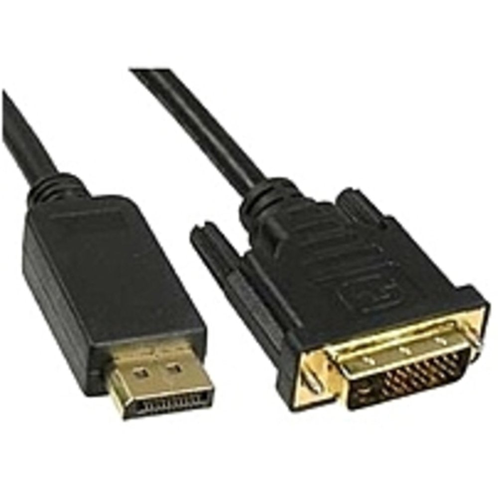 Unirise, USA 15ft DVI-Digital Dual Link to Displayport, Male - Male DVIDP-15F-MM