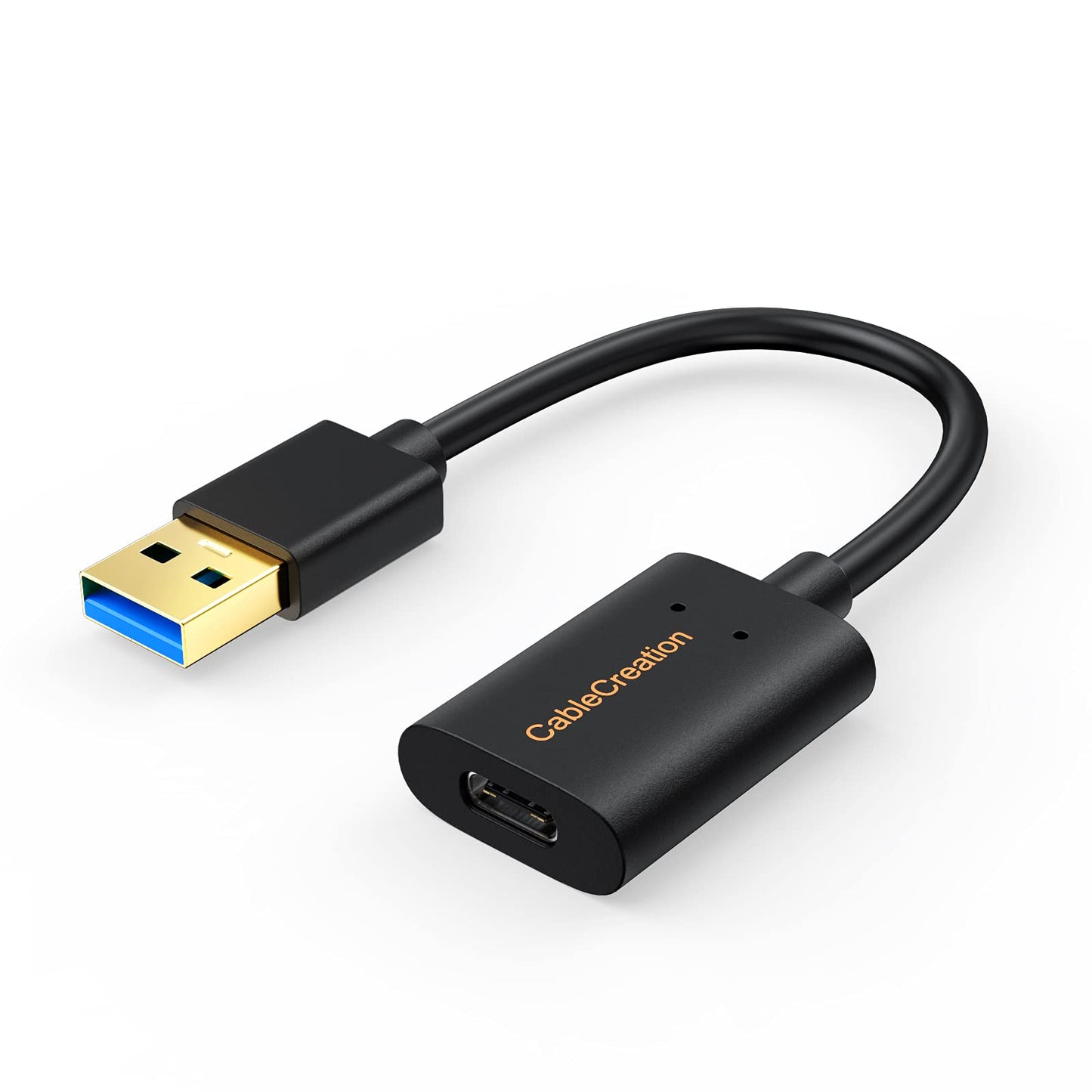 CableCreation USB C Female to USB Male Adapter, 5Gbps USB3.1 to USB C Adapter for Laptops Logitech StreamCam, etc