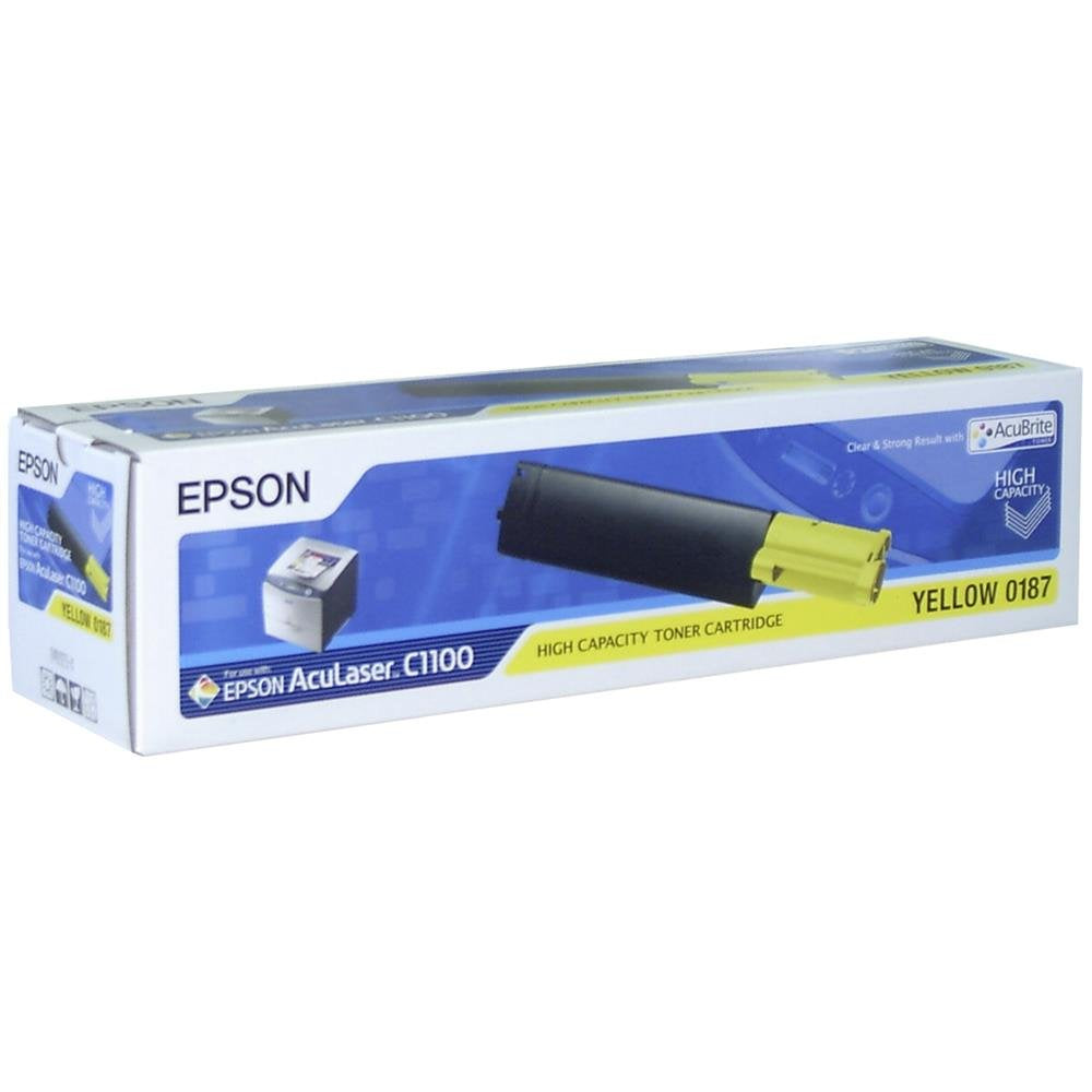 Epson S050187 Yellow High Capacity Toner Cartridge for Epson Aculaser C11N/CX11NF