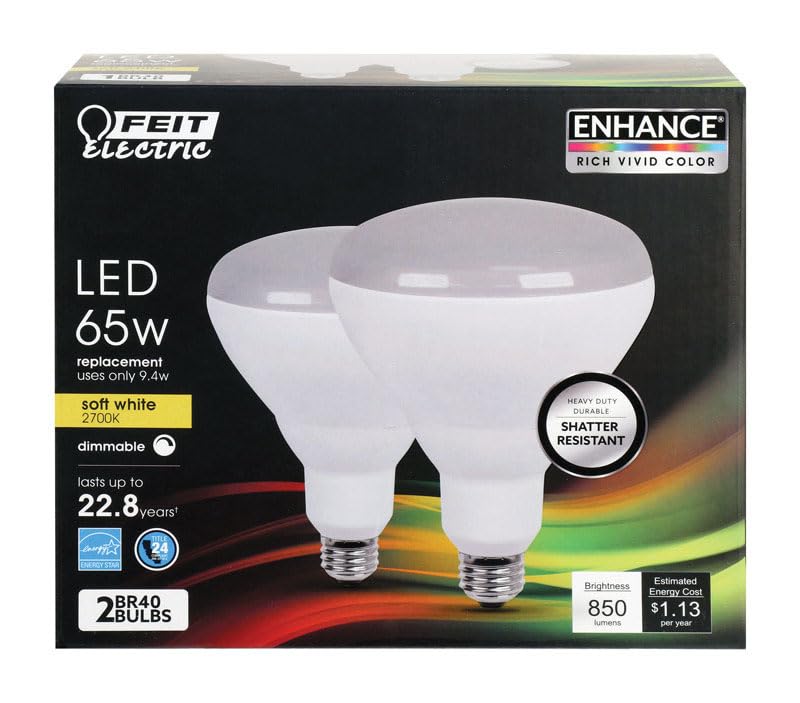 FEIT Electric BR40DM/927CA/2 BR40 27K LED