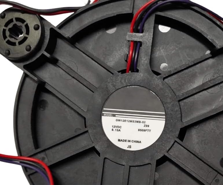 GW12E12MS3MB-52 123MM Fan 12V 0.13A 3-Wire Refrigerator Cooling Fan