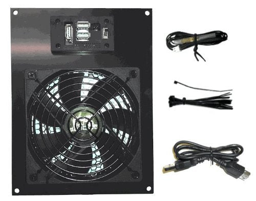 Coolerguys Thermostat Controlled Single 120mm USB Fan Kit