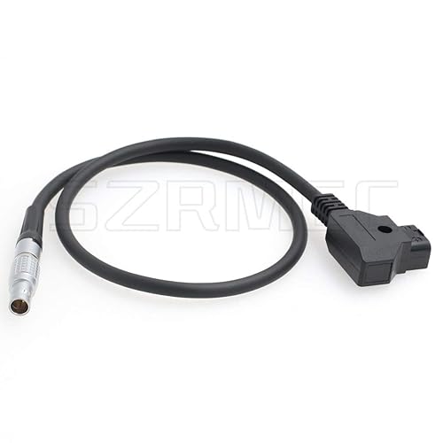 SZRMCC D tap to 0B 2 Pin Power Cable for SmallHD 503 703 Teradek Bolt 300 500 600 (Straight, 50cm)