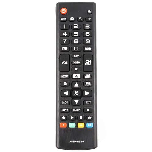 AKB74915305 Replace Remote fit for LG TV 43UH6030 43UH610 43UH6100 43UH6100UH 43UH6100-UH 43UH610A 43UH610AUJ 43UH610A-UJ 43UH610UJ 43UH610-UJ