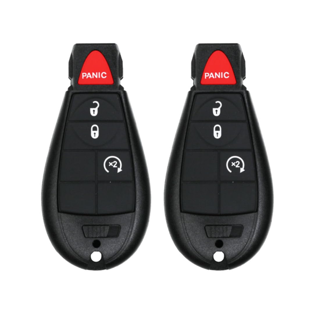 Key Fob Replacement for Smart Proxy System 2020 FCC GQ4-53T GQ453T Part Number 68508721 68508721AA Pack of 2