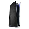 MightySkins Gaming Skin for PS5 / PlayStation 5 - Black Wood | Protective Viny wrap | Easy to Apply and Change Style | Made in The USA