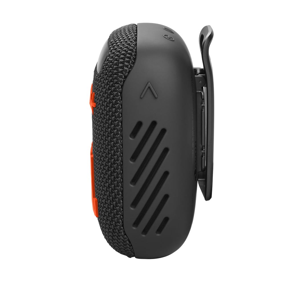 JBL Wind 3 FM Bluetooth Handlebar Speaker (Black/Orange)
