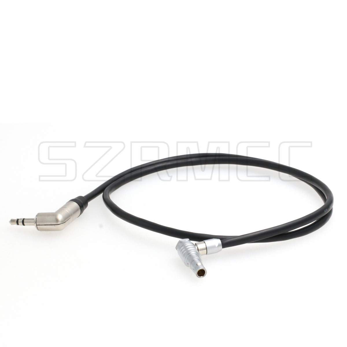 SZRMCC Tentacle Sync Zaxcom 3.5mm TRS to Right Angle 00B 4 Pin Male Timecode Cable for RED Epic Scarlet DSMC2 Camera