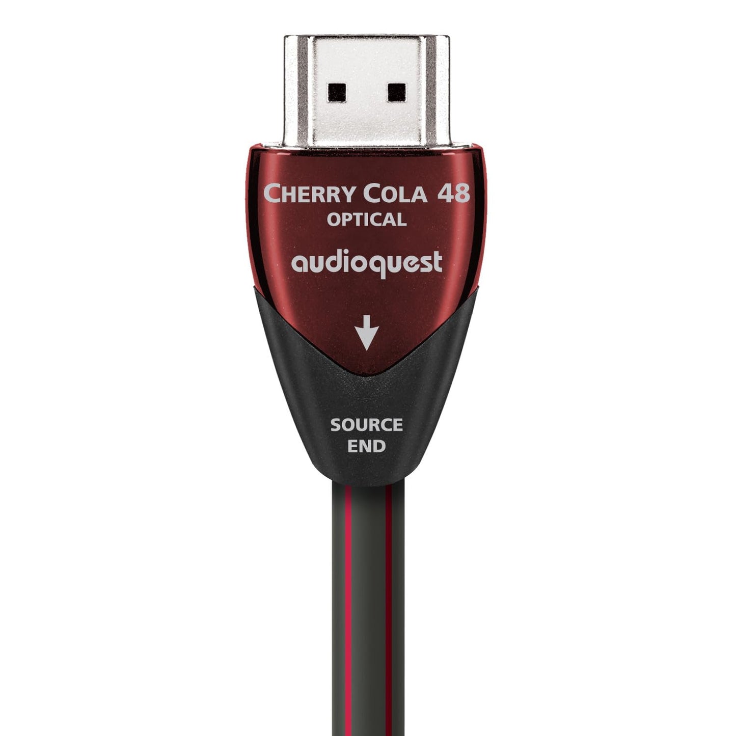 AudioQuest Cherry Cola 48 2.1 HDMI Cable - 4K/8K Ultra HD, in-Wall Rated, High-Speed, 48Gbps, HDR, eARC - 10m