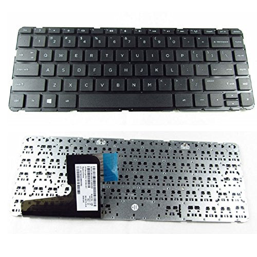 New Laptop Keyboard (Without Frame) Replacement for HP Pavilion 14-n018us 14-n019nr 14-n014nr 14-n047ca 14-n048ca US Layout Black Color