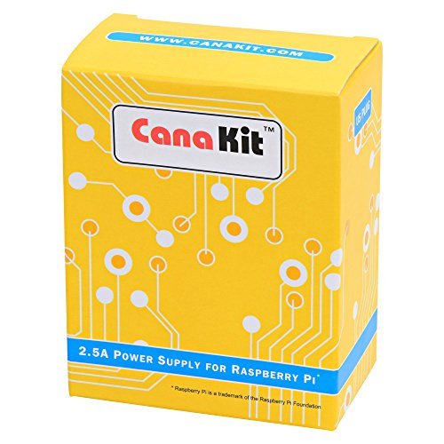 CanaKit 5V 2.5A Raspberry Pi 3 B+ Power Supply/Adapter (UL Listed)