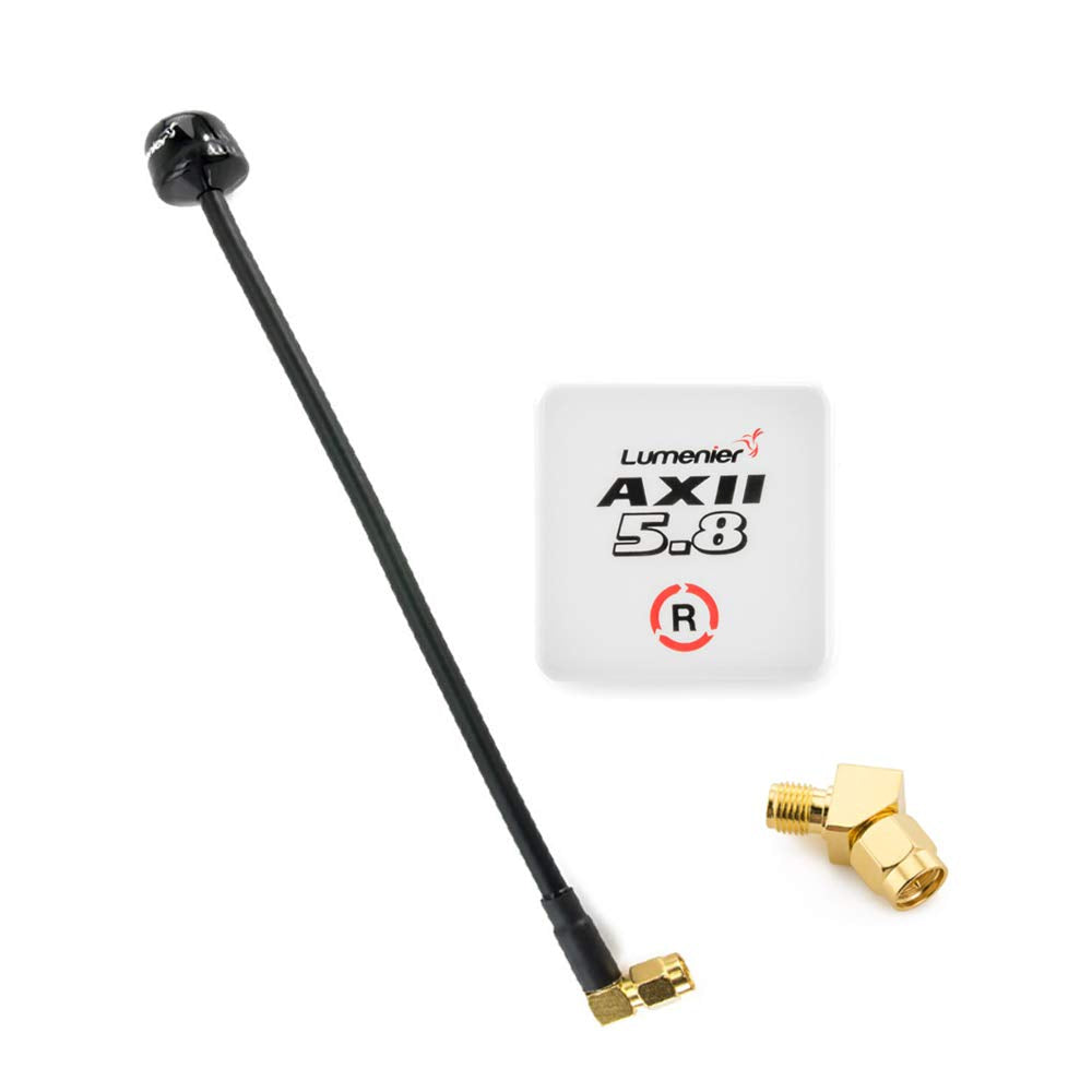 Lumenier AXII 2 Long Range Diversity Antenna Bundle 5.8GHz (RHCP) - 1 - Black