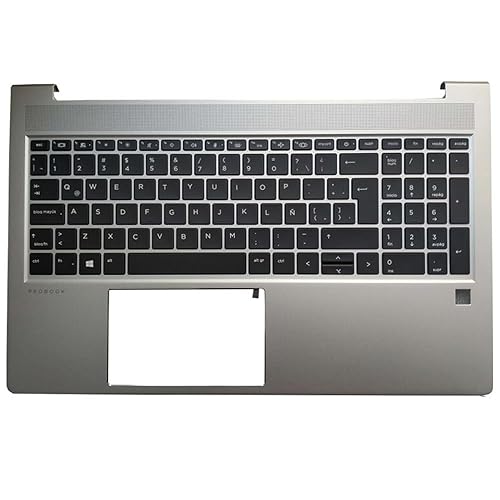 New Laptop Latin Keyboard for HP Probook 450 G9 455 G9 with Palmrest Upper Cover Case Backlit