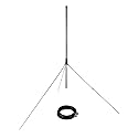 FMUSER GP100 1/4 Wave Outdoor FM Transmitter Antenna (88-108MHz), Professional Ground Plane Antenna for 0.5W-100W Broadcast Transmitters, Waterproof