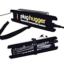 Plug Hugger Cable Organizer - Laptop & AC Charger Cord Management System with Hook-and-Loop Strap - Tangle-Free Charger Storage for Laptops, Phones