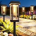 Solar Pathway Lights Outdoor, 8 Pack Upgraded Solar Garden Lights Solar Powered, Solar Lights Outdoor Waterproof IP65, 15 Hours Outdoor Solar Lights