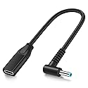 OYY Female USB C to Smart Blue Tip for HP Laptop Charger 65W 45W 90W Power Adapter for Pavilion X360 11 13 15 Zbook 14u G4 G5 X360 EliteBook 840 850
