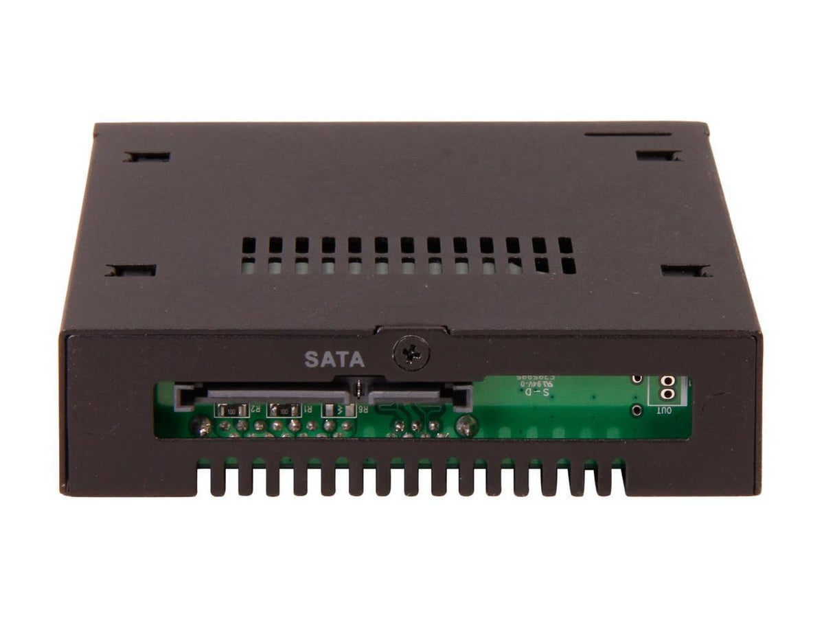 ICY DOCK Rugged Full Metal 2.5” SATA HDD & SSD Mobile Rack for External 3.5" Drive Bay | ToughArmor MB991SK-B