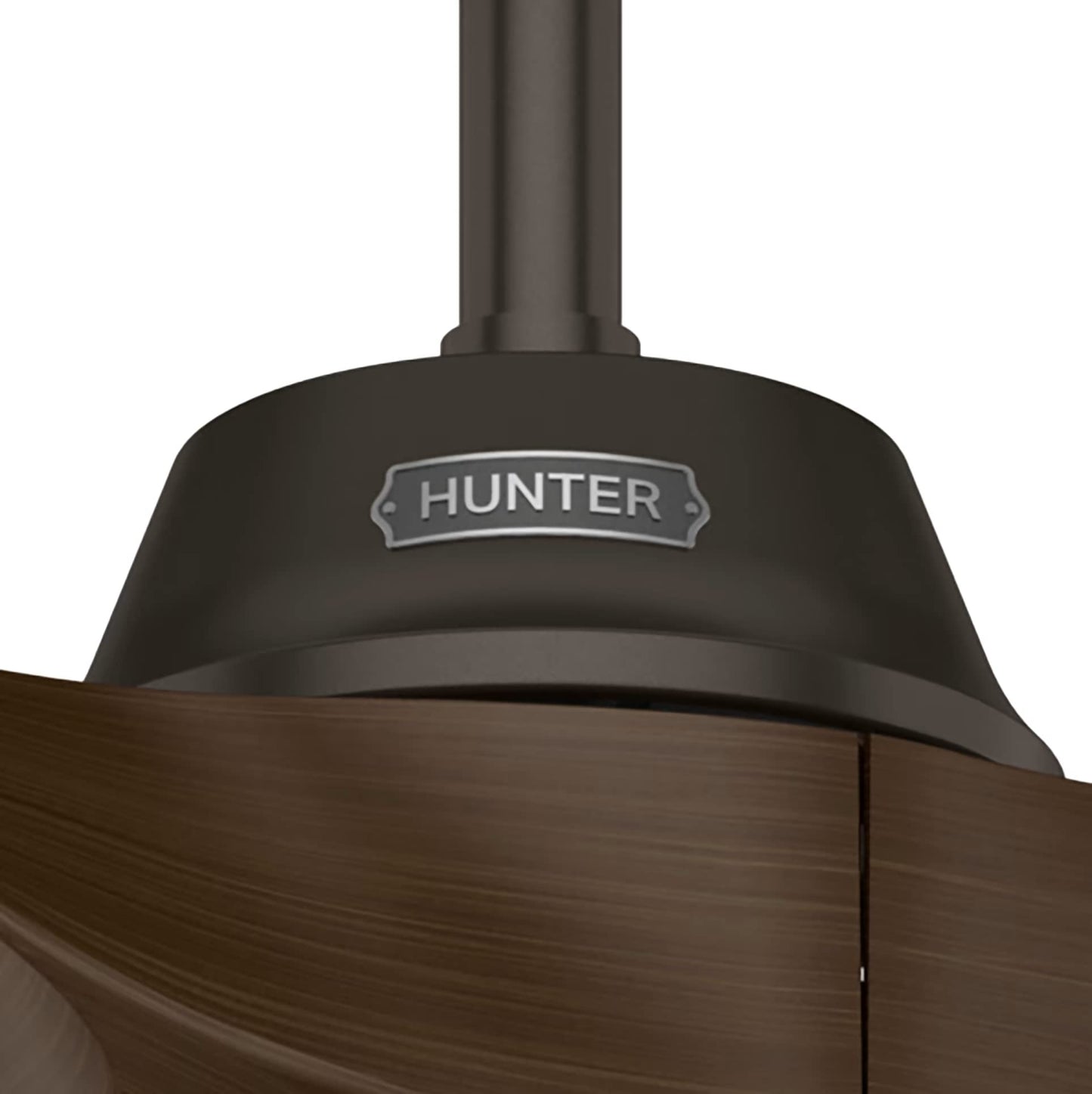 Hunter Fan 52 Inch Casual Premier Bronze Finish Indoor/Outdoor Ceiling Fan, Ceiling Fan with 3 Blades, Holiday Gift for Patio, Living Room, Bedroom