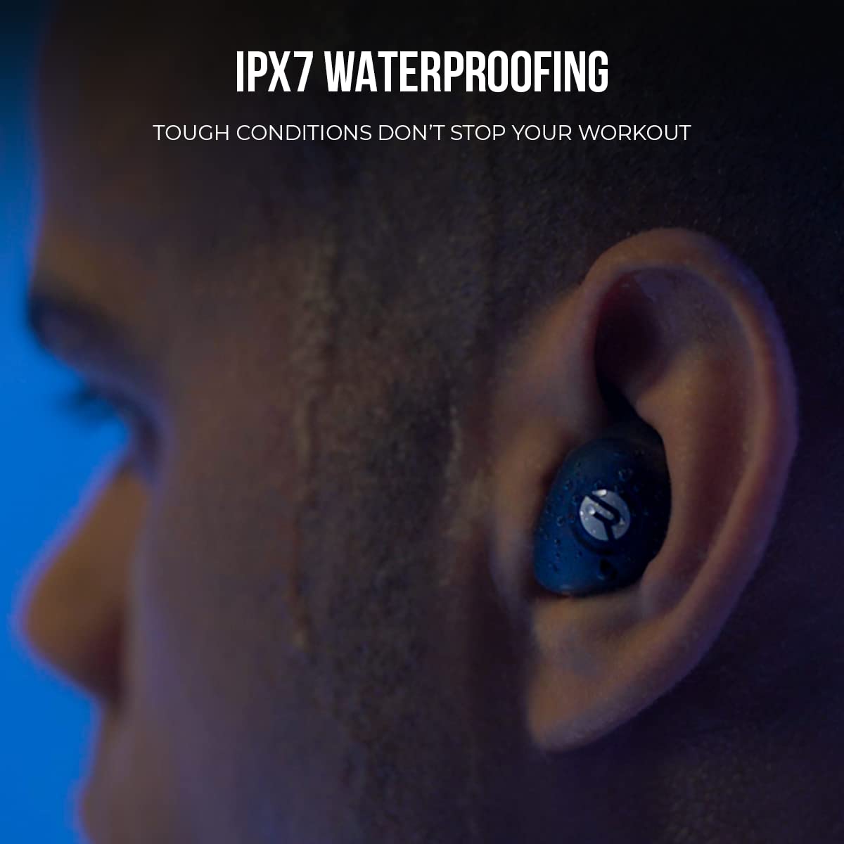 Raycon Fitness Bluetooth True Wireless Earbuds with Built in Mic 54 Hours of Battery IPX7 Waterproof and Charging Case with Talk, Text, and Play