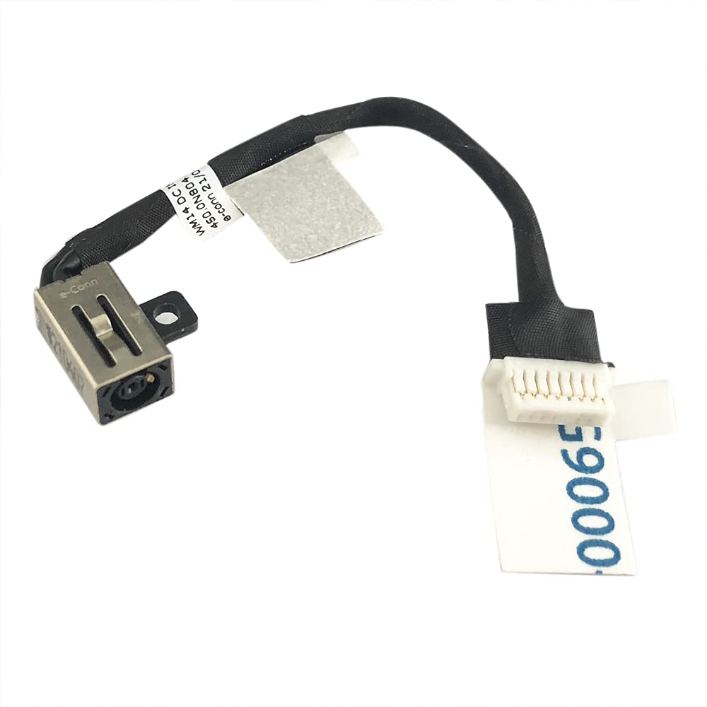 Zahara DC Power Jack Charging Port Cable Connector Replacement for Dell Inspiron 14 7415 2-IN-1/5410 14" 2 in 1 P147G 450.0N804.0011 0D3FR6 D3FR6