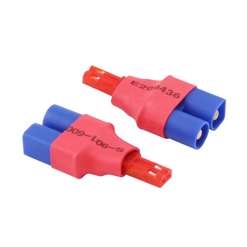 OliRC 3pcs EC3 Style Male to JST Wireless Connector Adapter(C52-3)