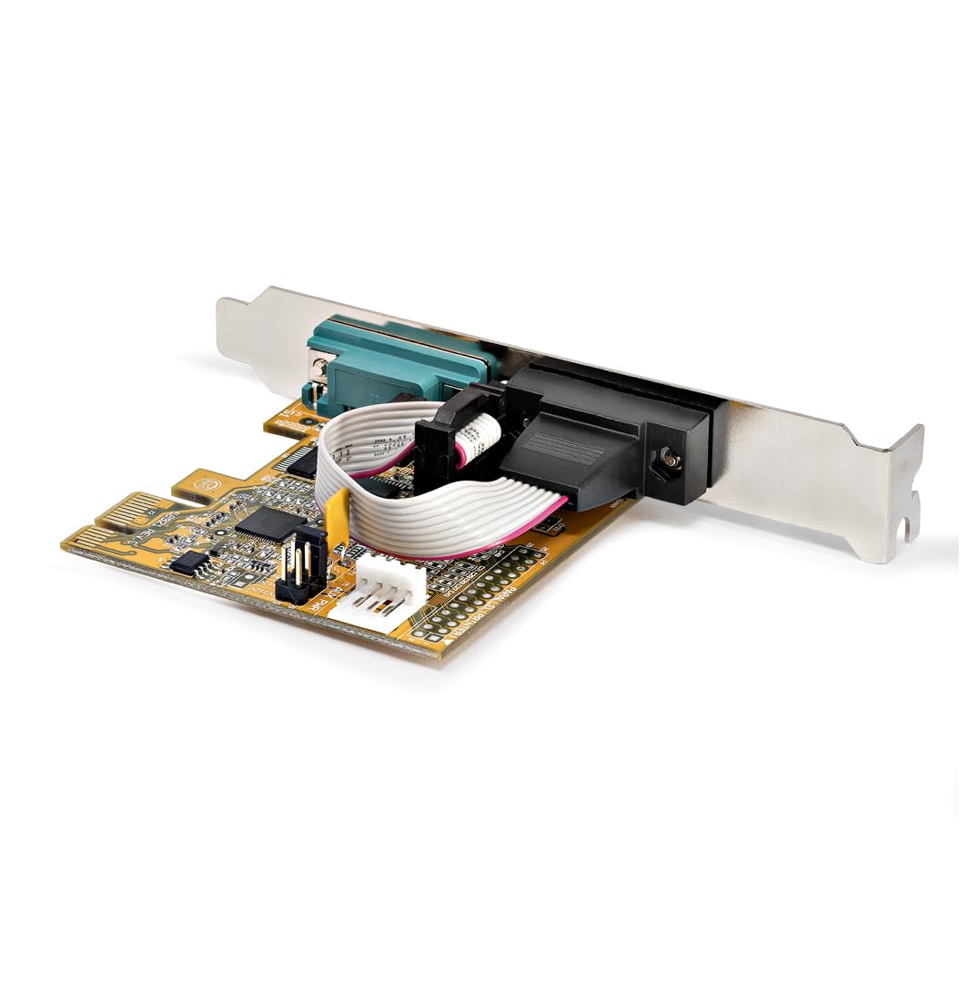 StarTech 2-Port PCI Express Serial Interface Card, TAA (21050-PC-SERIAL-LP)