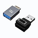 rgzhihuifz USB 3.0 Type A to Type E Extension Adapter, Key-A Type-E Male Port to USB A Female Port and Type E Female/USB A Male Internal Adapter Cable