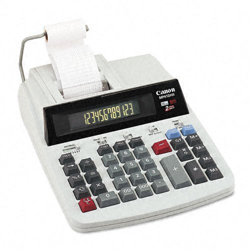 Canon MP41DHII 14-Digit GLOview LCD Two-Color Printing Desktop Calculator (Black/Red)