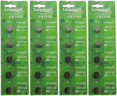 LOOPACELL 20 CR1130 Lithium 3 Volt Cell Batteries