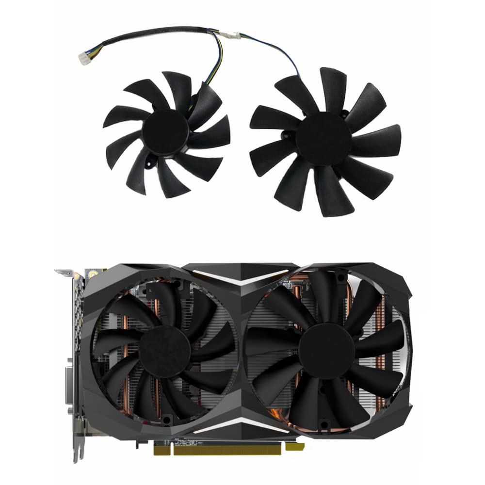 Rakstore GA92S2H GAA8S2U Graphics Card Cooling Fan Replacement for ZOTAC GTX 1080 GTX 1080 Ti GTX 1070 Ti Mini Quiet Cooler Fan
