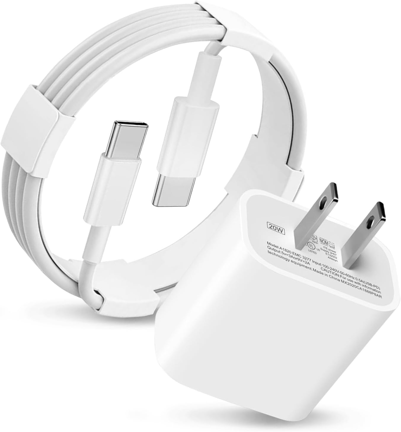 WZHENB 10FT 20W Charger Fast Charging for iPhone 17 16E 15/16 Pro Max, AirPods 4 4th, Airpods Pro 2nd Gen,Beats Solo 4/Pill 2024/Powerbeats Pro 2 USB