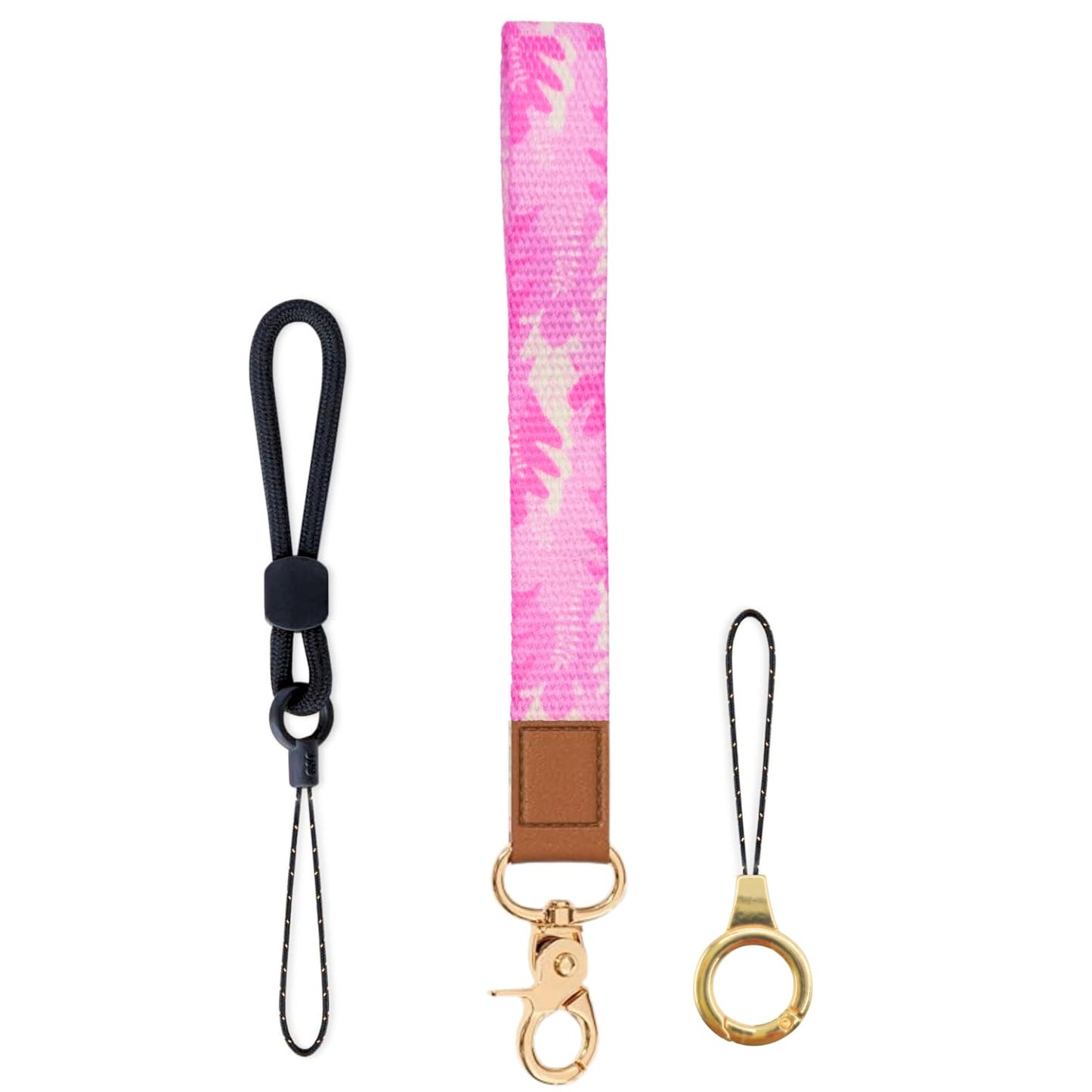 KUKEANVO Wrist Lanyard, Keychain Wristlet Strap for Keys, Wallet, Id Holder, Cell Phone, Camera, Badges, Key Chain Holder