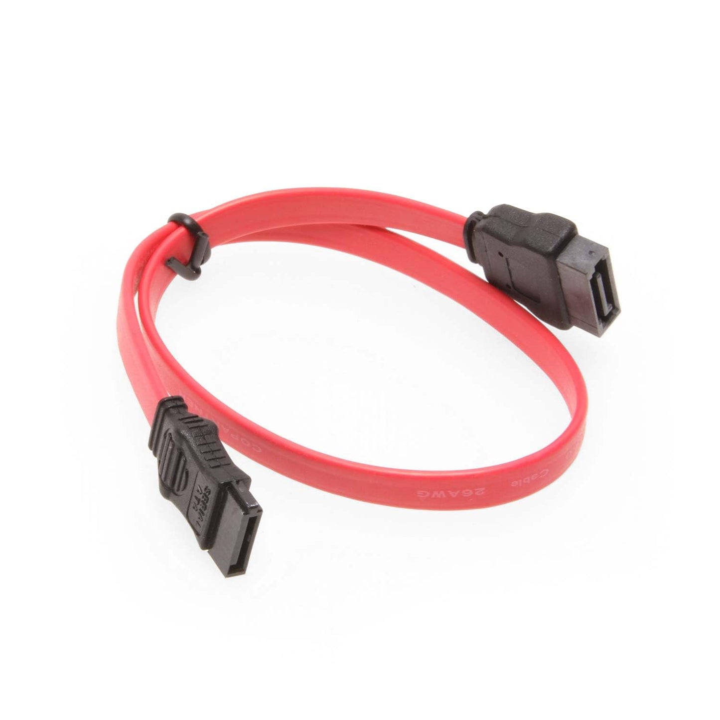 Coolgear SATA 12" Male to Female Extension Cable (7 Pin) for SATA Drives, Hard Drives & More