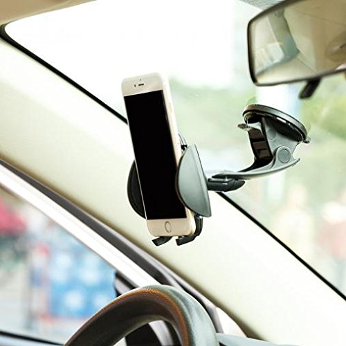 Car Mount Dash Windshield Holder for Stylo 5 Phone, Cradle Swivel Dock Suction Stand Compatible with LG Stylo 5