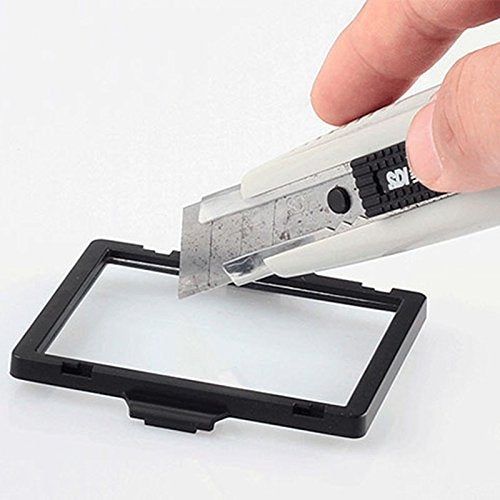 STSEETOP Screen Protector for Nikon D800 D800E D810 D810A with Clip-On Frame - Shatterproof Snap Installation, No Adhesive or Bubbles, Anti-Scratch
