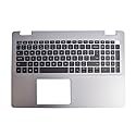 FAMUGOS Palmrest Cover and Backlit Keyboard NO-Type-C Replacement for Dell Inspiron 5593 V5JHC 0V5JHC