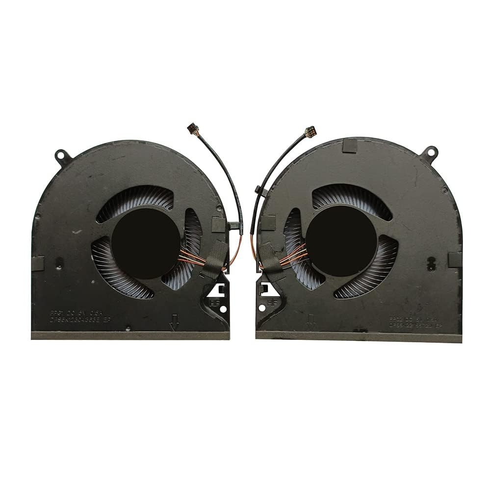 (1 Pair) New CPU GPU Cooling Fan Intended for Razer Blade 15 Advanced (Mid 2021) RZ09-0409 RZ09-0409BE RZ09-0409CE RZ09-0409AE Series Laptop DC5V FPG1