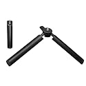 RetiCAM® Hand Grip Mini Tripod - All Metal Heavy-Duty Stabilizer for Cameras, Action Cams, Smartphones and Accessories - HG20, Aluminum, Black