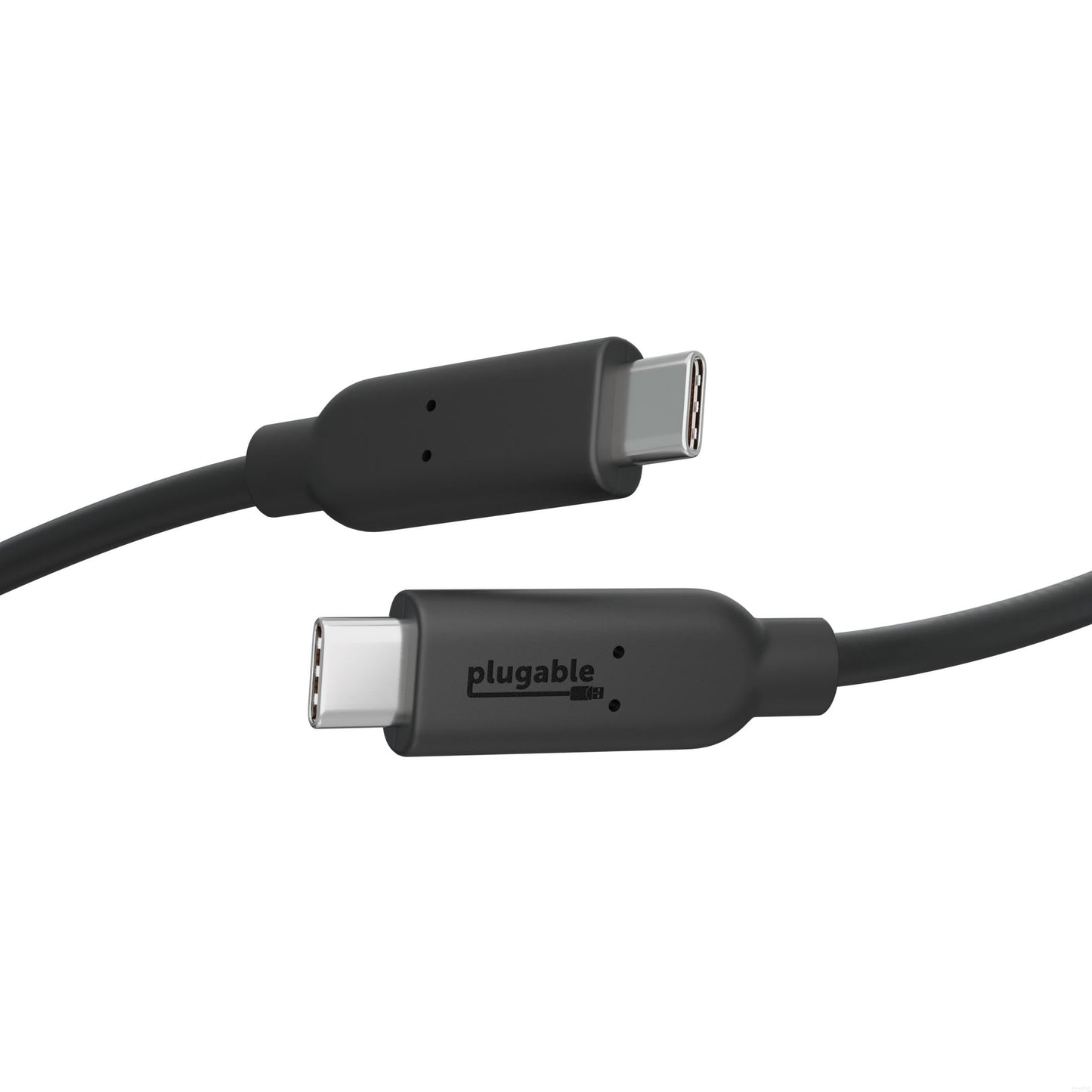 Plugable 10Gbps USB C to USB C Cable, 3.3 feet (1 Meter), 5A, USB-IF Certified, USB 3.1 Gen 2 Type-C - Driverless