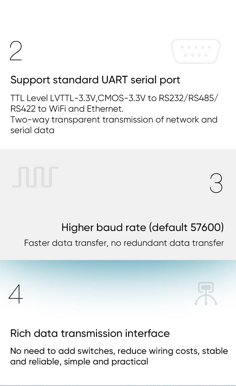 VONETS Industrial Dual Band 2.4GHz/5GHz WiFi Serial Port Server/WiFi Bridge Wireless Repeater Mini Router, WiFi Signal Extender Hotspot Cover